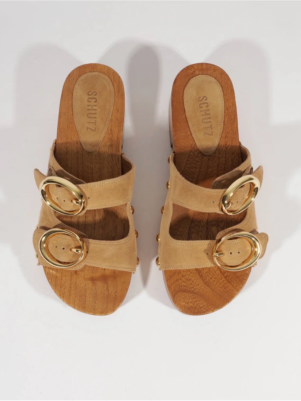 Schutz Juno Sandal in Sandstone - Picture 4 of 9